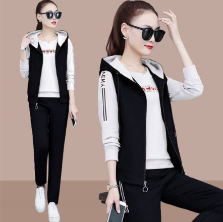 Three-piece hoodie set