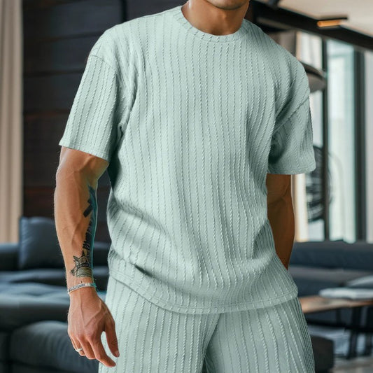 Head Vertical Pattern Two Piece Set