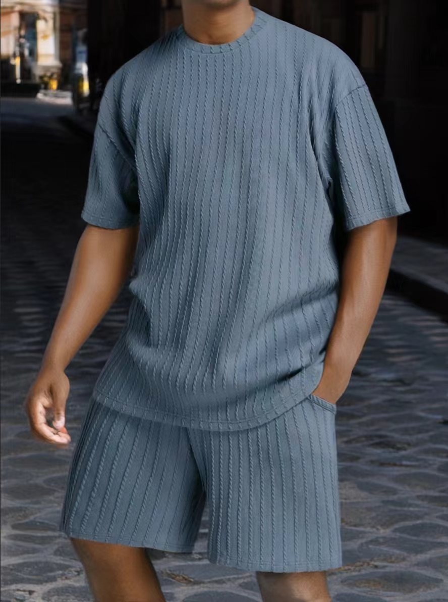 Head Vertical Pattern Two Piece Set
