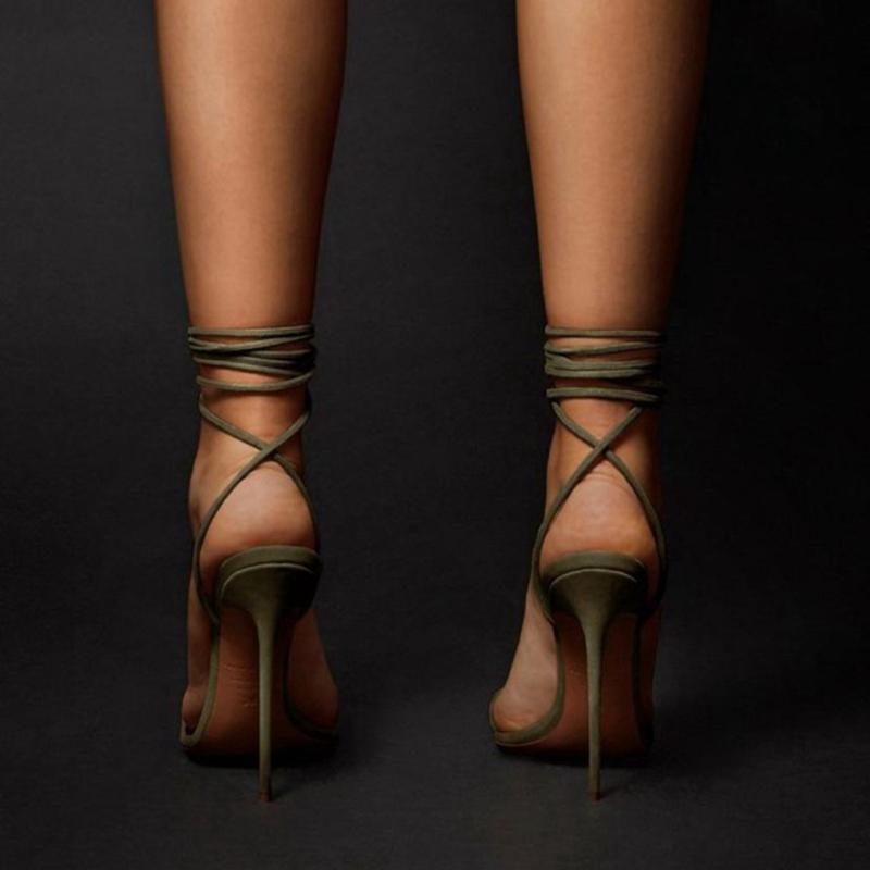 Women's Cool Sexy High Heels With Leather Belt