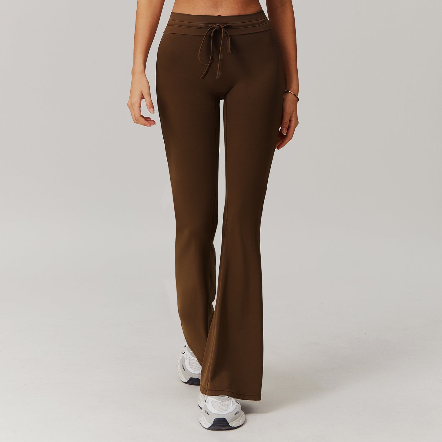 High Waist Hip Lift Yoga Bell-bottom Pants Belly Contracting