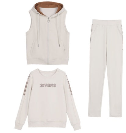 Three-piece hoodie set