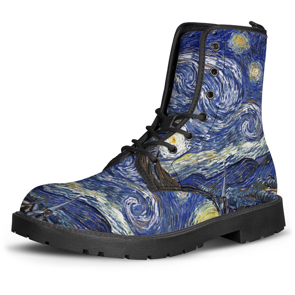 Star Chart Below The Knee Autumn And Winter Online Influencer Martin Boots Women