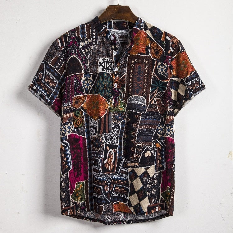 Men's Bamboo And Linen Shirt