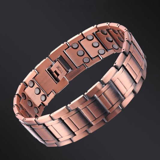 Men's Bracelet Geometric Titanium Steel Red Copper