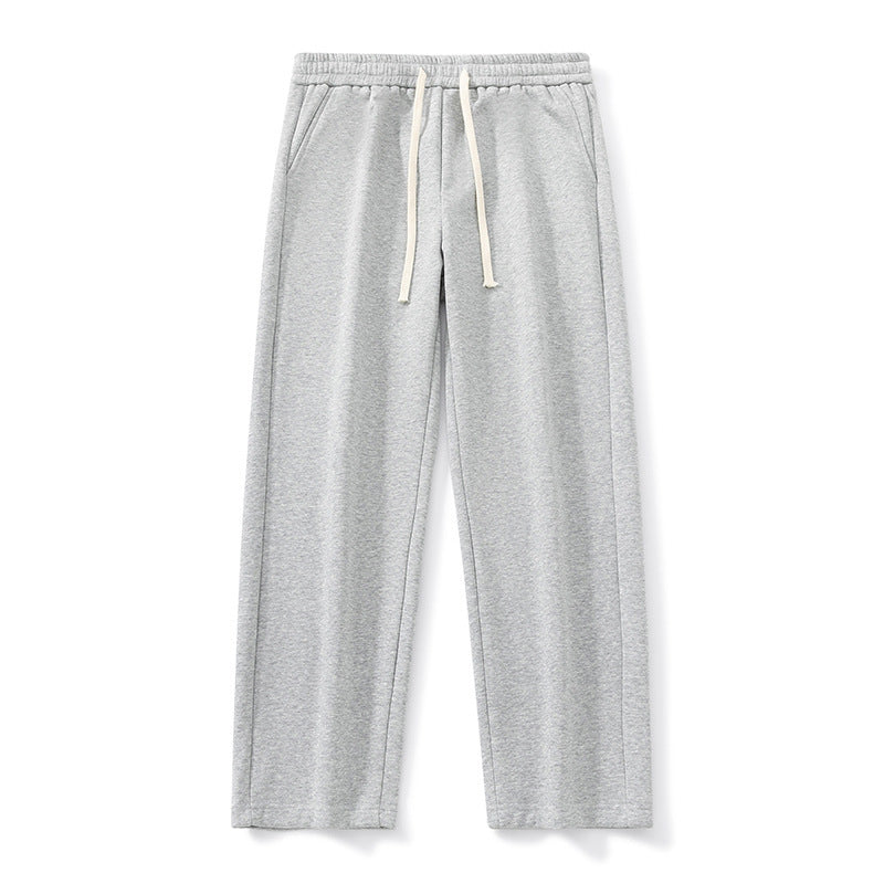 Autumn And Winter Velvet Padded Casual Pants Loose Straight