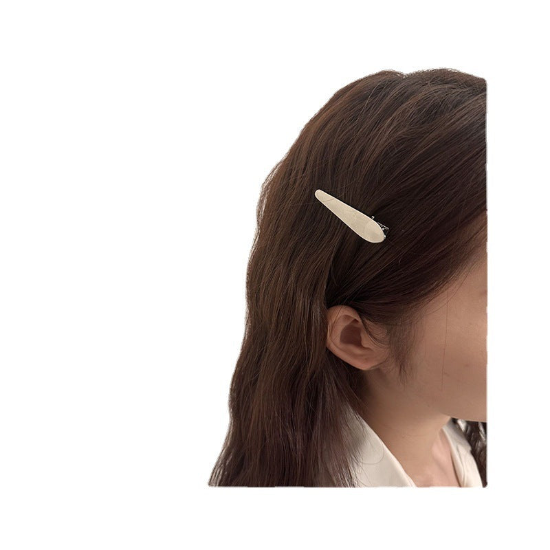 Simple South Korea Water Drop Barrettes Side Clip Broken Hair