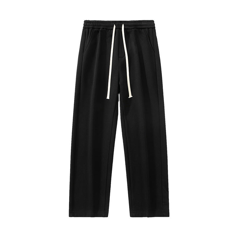 Autumn And Winter Velvet Padded Casual Pants Loose Straight