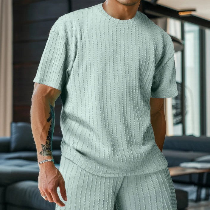 Head Vertical Pattern Two Piece Set