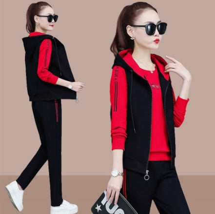 Three-piece hoodie set