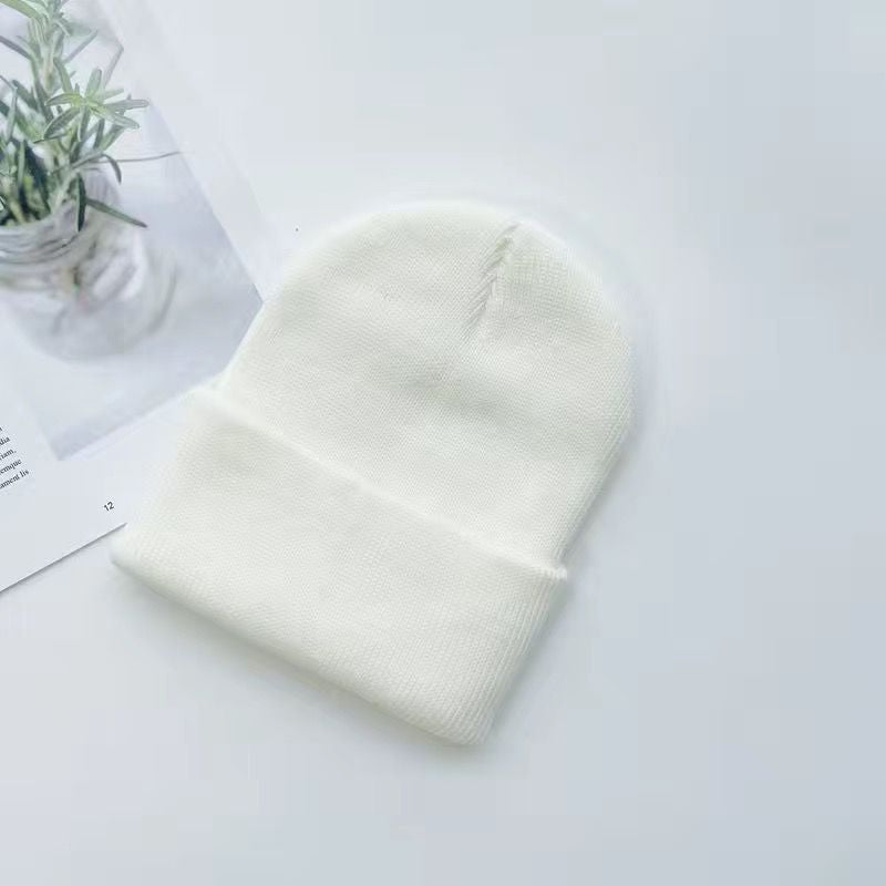 Light Board Knitted Hat Winter Wool Hat Men's And Women's Warm Hat