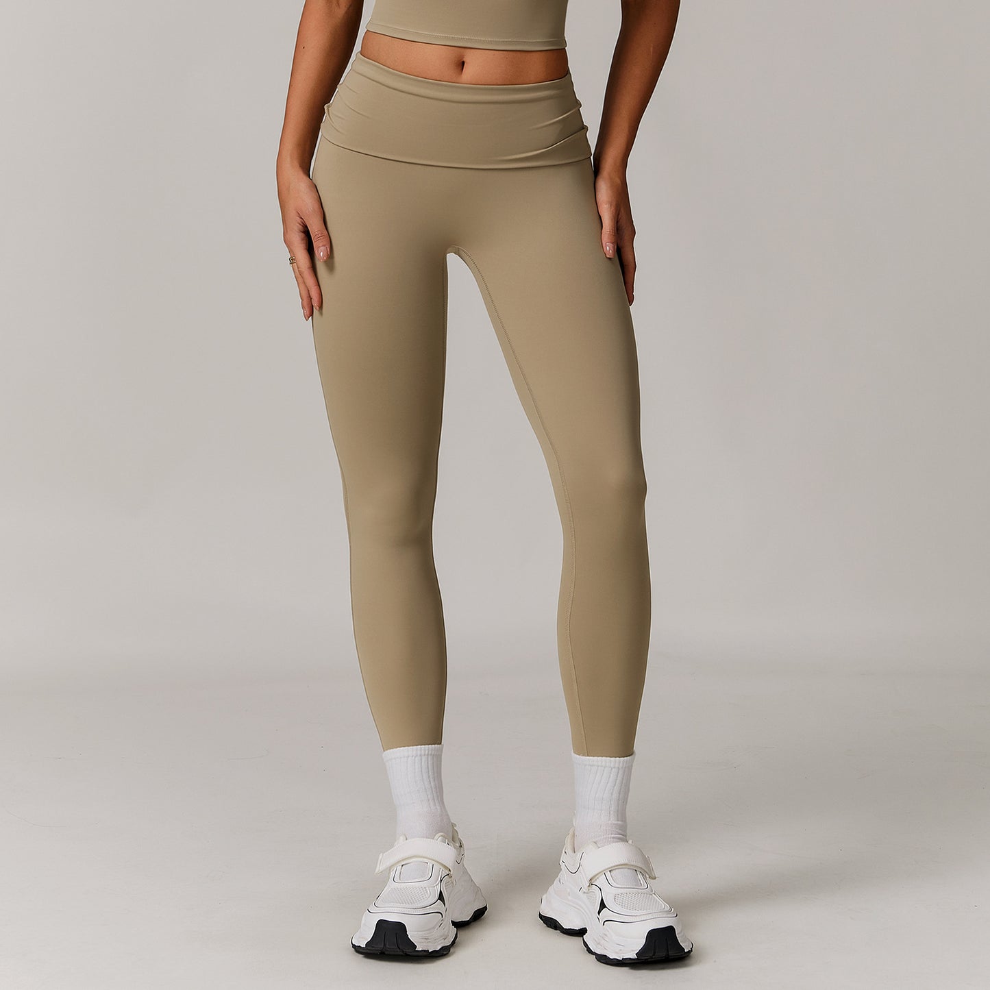 Waist Turning Head Tight High Waist Yoga Pants Hip Lifting All-match