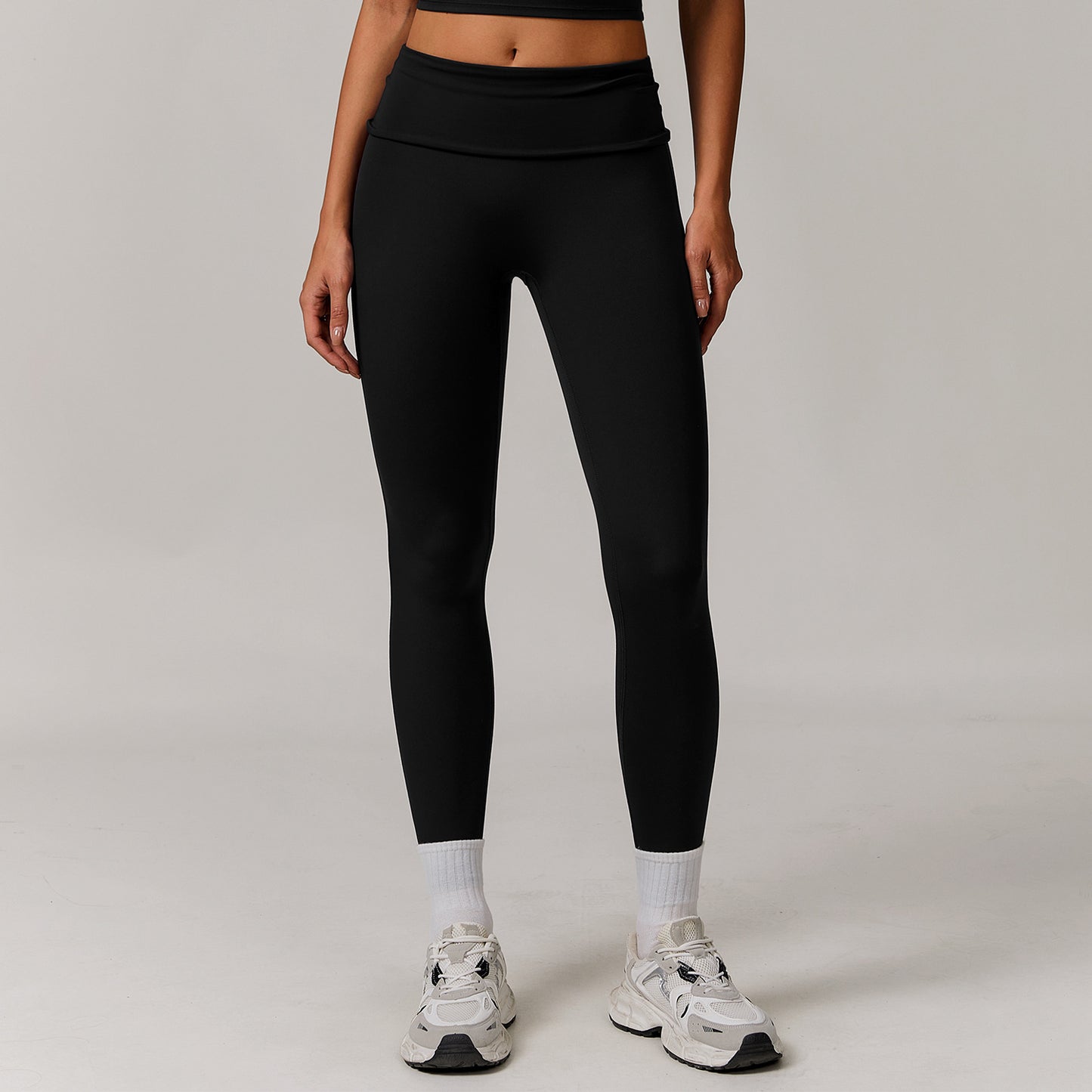 Waist Turning Head Tight High Waist Yoga Pants Hip Lifting All-match