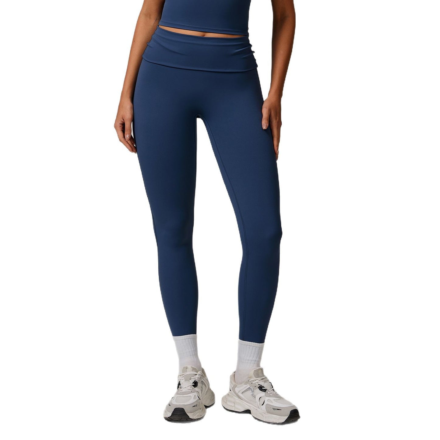 Waist Turning Head Tight High Waist Yoga Pants Hip Lifting All-match