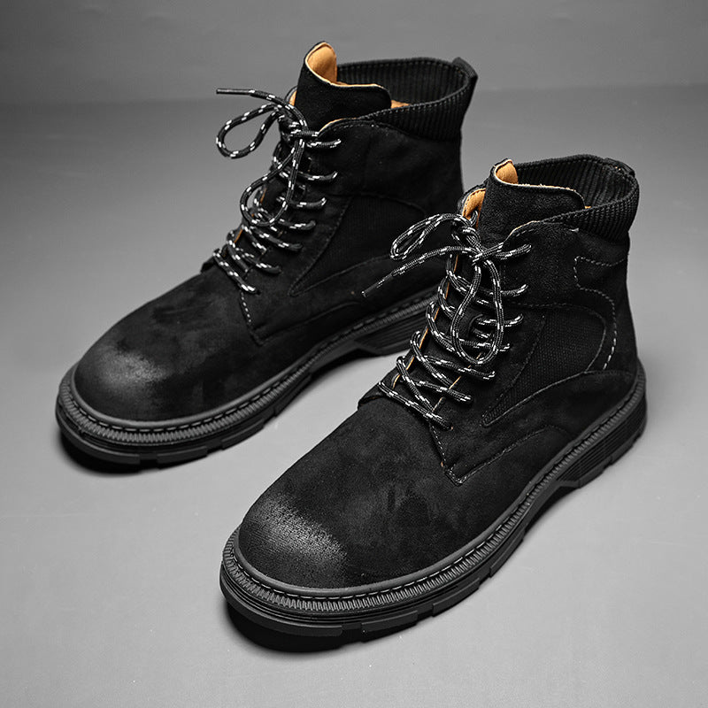 Autumn And Winter Martin Boots New Men''s Shoes Trend Versatile British