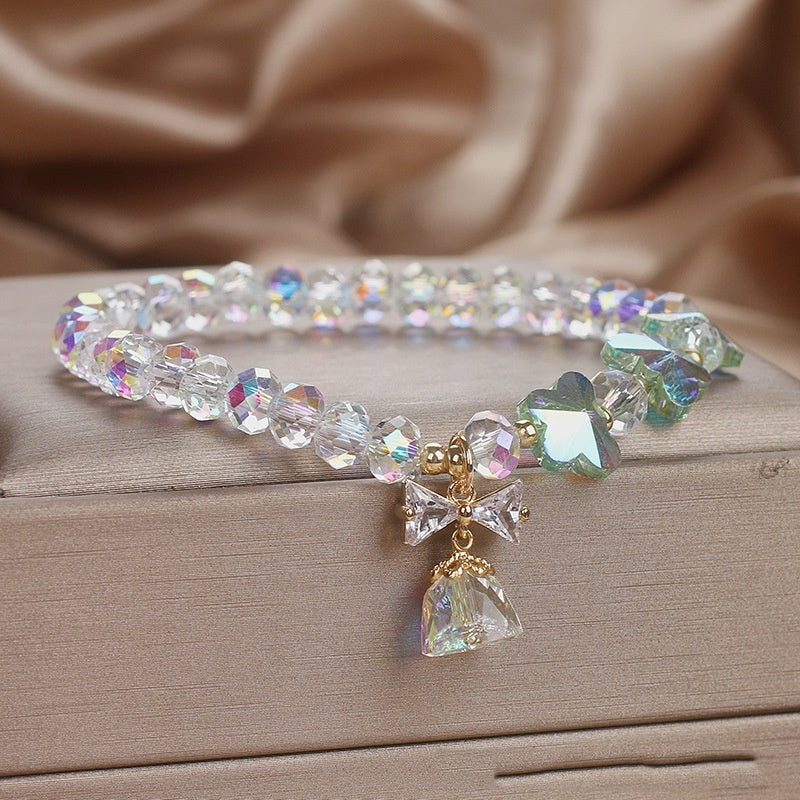 Colorful Crystal Bracelet Simple Mori Style Elegant